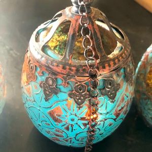 Pier 1 tea light lanterns